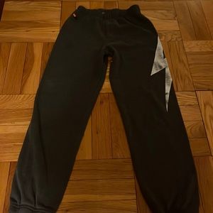 These are aviator nation sweatpants. They are very cute and comfortable.
